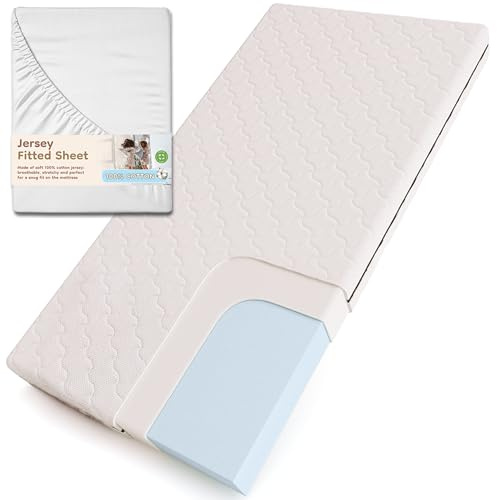 smartwood Matratze 90x160 12 cm, H2, Schaumstoff, Bettlaken, SmartComfort | Kindermatratze, Oeko-TEX, Atmungsaktiv, Antiallergisch, Abnehmbarer Bezug, Waschbar bei 40°C, Schaum Dichte 25 kg/m³, Wendbar