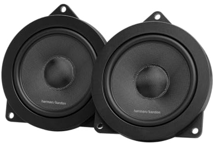 Harman Kardon FIT4SFL Haut-Parleur Médium Plus 100mm (4), Cône en Fibre de Verre, Audio Haute Résolution, 45W RMS, Système de Sonorisation pour Voiture offrant Une Clarté Vocale et Un Son Dynamique.