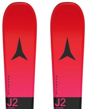 ATOMIC REDSTER J2 (70-90 cm) + C 5 GW - Gr. 70 Perfekt für Junge Skifahrer! Innovatives Design, sichere Skibindung, langlebige Materialien. Skispaß und Sicherheit für Kinder.