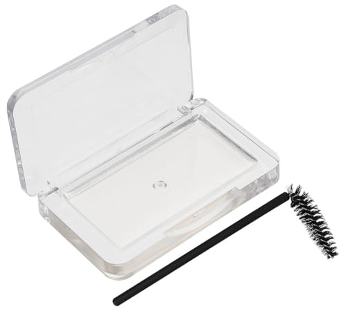 VICASKY Augenbrauenseife mit Acrylbox Transparentes Augenbrauen Styling für Langanhaltende Form und Natürliches Augenbrauen Make Up