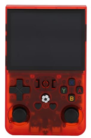 Tomantery Handheld Retro Game Console with High Resolution IPS Display for Kids 3.5 Inch Screen Portable Video Game Console for Retro Gaming Enthusiasts (64GB)
