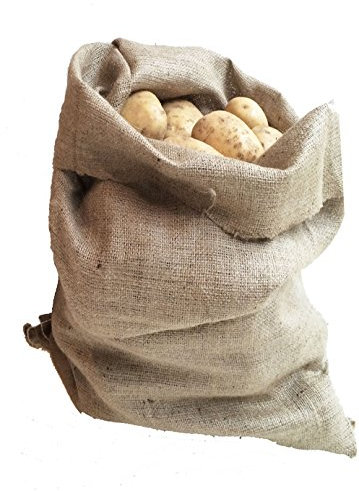 Nutley's 50 x 80cm Large Hessian Potato and Vegetable Sack (Pack of 2)