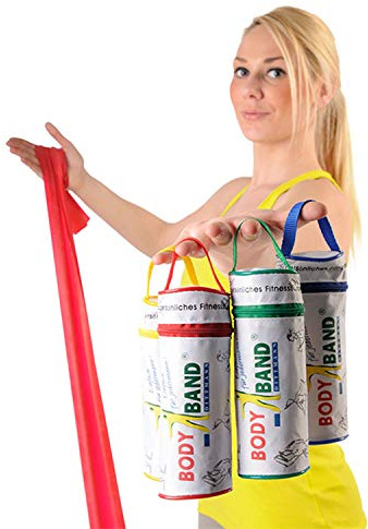 Dittmann Body Band 2,5 m Komplett Set 4 Stärken Widerstand Training Functional