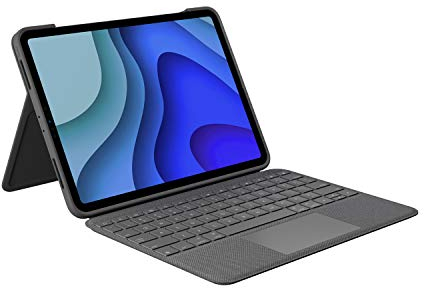 Logitech Folio Touch iPad Hülle Tastatur, Trackpad und Smart Connector für 11 Zoll iPad Pro (Modell: A1980, A2013, A1934, A1979, A2228, A2068, A2230, A2231) Italienisches QWERTY-Layout Grafit