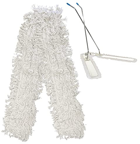 V Sweeper Scissor Mop Replacement Heads | 100cm Long Industrial Hard Floor Sweeper Mop Heads Replacement for Large Surface Cleaning