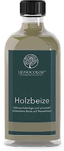 Lignocolor Holzbeize umweltfreundliche Beize auf Wasserbasis für Holz (100 ml, Kieselgrau)