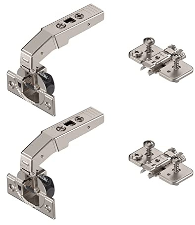 siwitec Blum CLIP top 95° Stollenscharnier Anschr BLUMOTION vern. Innen 2er | CLIP-Mechanismus für werkzeuglose Montage, stufenlose 3-dimensionale Fronteinstellung