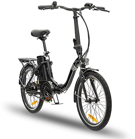 VecoCraft Elektro Klapprad Nemesis, e-Bike klapprad 20 Zoll, 36V 7.8Ah abnehmbaren Lithiumbatterien Reichweite 65km, 250W Heckmotor, klapprad Erwachsene, e-Bike Damen e Bike Herren