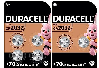 6 x Duracell CR 2032 (1 blíster de 2 baterías + 1 blíster de 4 baterías) 6 pilas (DL/CR2032)