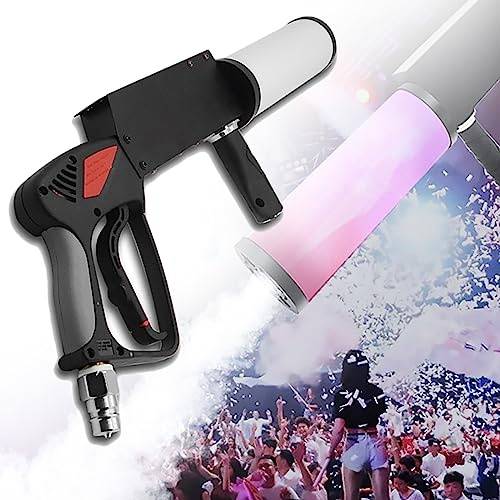 Máquina de chorro de CO2 RGB Máquina de niebla de CO2 CO2 Led Gun Club Bar Efectos de DJ Pistola de humo Pistola de niebla para fiesta Discoteca Columna de gas de dióxido de carbono Pistola 8-10M