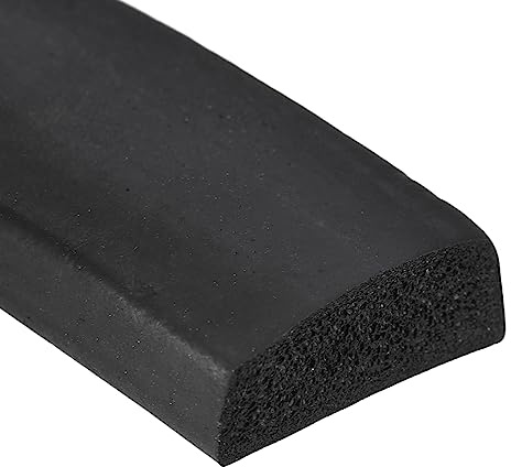 sourcing map EPDM Foam Rubber Seal Strip, Weather Stripping for Door and Window, Sliding Door, Sound Proof Soundproofing Door Seal, 0.59 Wide x 78.74 Long x 0.78 Thick, Black
