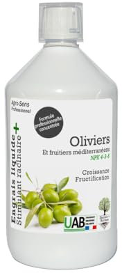 Agro Sens Nutri Oliviers - Engrais Liquide pour oliviers - 500 ML (250 litres de préparation)
