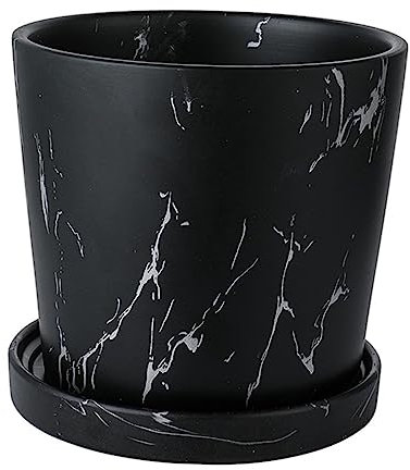 POPETPOP Pot De Fleurs Céramique pour Plantes Conteneur De Plantation Décoration De Maison
