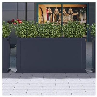 LIBANGRONG-888 Planter Box ﻿ Outdoor Flower Box Landing Outdoor Courtyard Flower Bed Fence Commercial Street Sales Department Garden Flower Trough Urban Raised Garden Bed