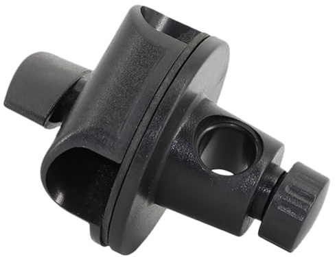 Mikrofon Querträgerklemme Verstellbarer Clip für Mikrofonarm Schwarz | Halterung Mikrofonarm, Drehbarer Clip mit Verstellbarer Schnalle, für Mikrofonzubehör