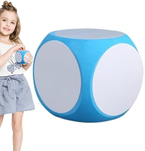 Set Da Dadi Vuoti - Cubo Di Gioco In Schiuma Jumbo, Blocco Educativo A Secco, Dadi In Classe Riscrivibili | Aumenta Il Supporto Didattico Ideale Per Lo Spirito Di Gruppo, Educazione Per Tutta La Super