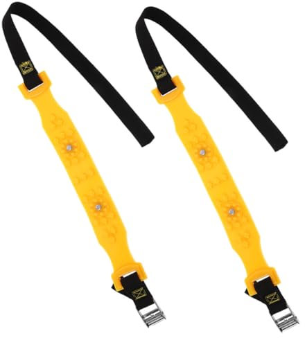 Garneck 2pezzi Catene Da Neve Antiscivolo Per Auto Per Pneumatici in Tpu Rinforzato e Acciaio Fascette Regolabili Per Trazione Su Ghiaccio e Neve Accessori Invernali Per Pneumatici