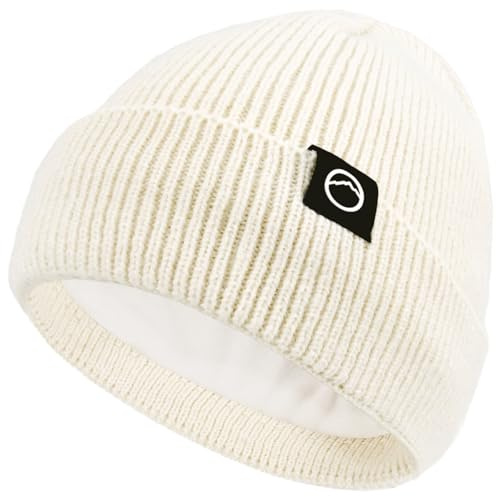 Rosoz Beanie Mütze, Mütze Herren Warme Unisex Wintermütze Winddichte Wintermütze Mütze Damen Warme Strickmützen für Herren