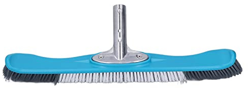 Cepillo para Piscina Cabezal de Cepillo de Limpieza de Piscina Curvo Hinchable de plástico y Nailon para Herramienta limpiadora Adecuada para Piscinas, hogares y hoteles