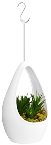 Vasi da fiori appesi | Decorazione da parete a goccia, vasi da fiori per interni, per casa, soffitto, balcone, giardino, patio, terrazza, cucina, soggiorno