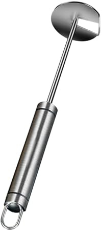 DIYEAH Stainless Steel Fruit Core Remover Small Size Manual Pear Pitter Handheld Cherry Fruit Pitter Kitchen Tool for Apple and Pear Coring