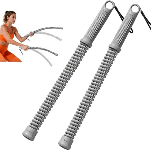 Corda da Allenamento Senza Fili, Attrezzo Regolabile con Impugnatura Antiscivolo per HIIT, Allenamento Completo del Corpo, Potenziamento Muscolare, Home Gym (43cm)