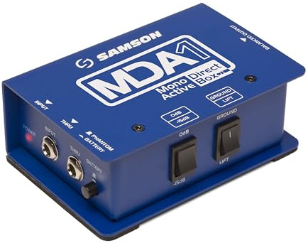 Samson Technologies S-Max MDA1 - Mono Active Direct Box, SAMDA1