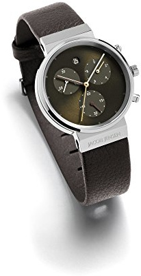 Jacob Jensen DamenArmbanduhr Chronograph Quarz Leder 614