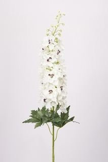 Larkspur, artificial plant / flower, branch cream, 93cm