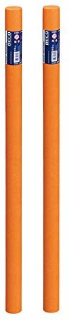 Beco - PoolNoodle Compact - PoolNudel Pool Nudel Noodle - Aqua Fitness 160cm x 7,5cm (orange, 2 Poolnudel)