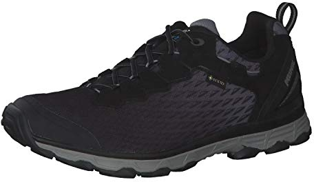 Meindl Herren Activo Sport GTX Sneaker, Schwarz/Silber, 43 EU (9 UK)