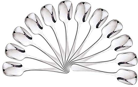 Mr. Spoon - 12 Stück Eisportionierer aus Edelstahl 14,5 x 3 cm