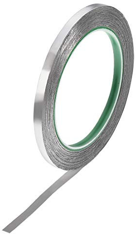 uxcell 6mm Aluminum Foil Tape High Temperature Tape for HVAC,Sealing,Patching Hot and Cold Air Ducts Adhesive Tape 20m/65ft