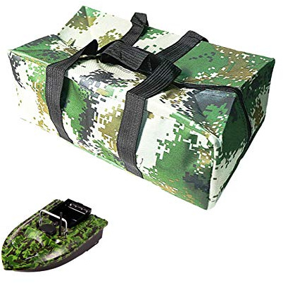 DINGYU Bootsack wasserdichte Handtasche Tragbare große Aufbewahrungstasche für RC-Fernbedienung Fischerboot,Tarnen