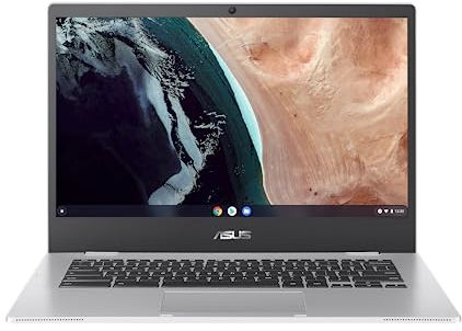 ASUS Chromebook 14 CX1400CNA-BV0085 Ordinateur Portable Tactile 14 HD (Celeron N3350, RAM 4 Go LPDDR4, 64 Go eMMC, ChromeOS) Clavier AZERTY Français