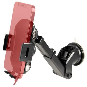 Inter-Tech Kfz-Schnellladegerät MTH-100-10W Qi Wireless,schwarz