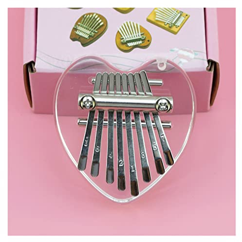 Kalimba 8-Ton-Daumenklavier Kalimba Fingerklavier Daumenklavier Musikinstrument (Color : Acrylic 8)