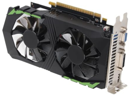 Tarjeta Gráfica DDR5 de 128 bits y 4 GB, Accesorios para Computadora de Escritorio con Doble Ventilador, bajo Nivel de Ruido y Alta Eficiencia