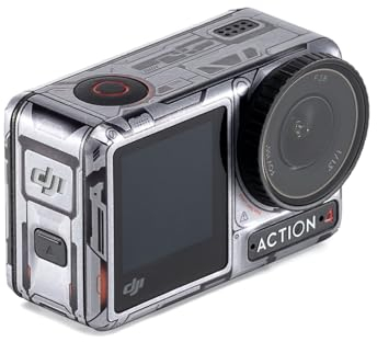 DJI Osmo Action 4 Protective Camera Decal (Celestial Gray), Compatibility: Osmo Action 3, Osmo Action 4