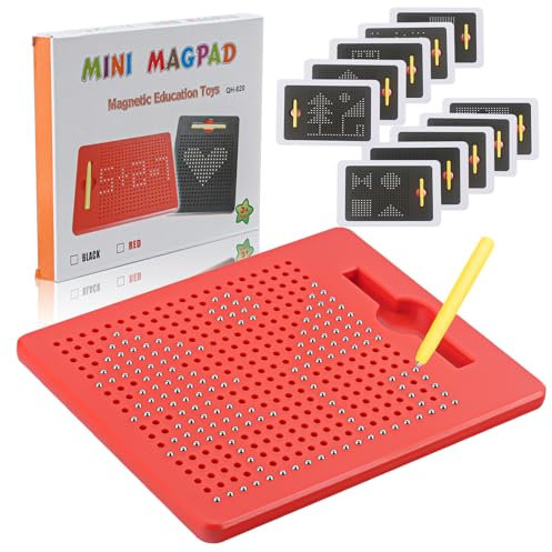 TIVUNORON Planche à Dessin Magnétique, Dessin Magnétique Tablette avec 1 Stylos Magnétiques, Tablette Magnetique pour Enfants, Jouets Éducatifs pour Garçons et Filles