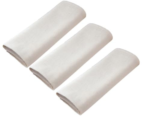 Tessuto di Cotone Filtro 3 Pezzi Bianco per Formaggio