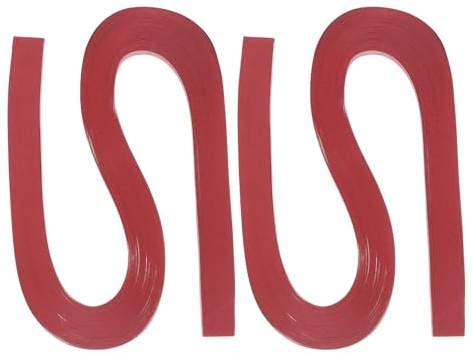 PATIKIL 240 Stück Quilling-Streifen Papier 10mm(3/8) 54cm Origami-Papier Quilling-Streifen für Kunst DIY Handwerk Weihnachten, Rot