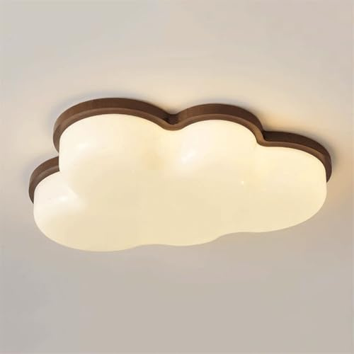 SHUANGZ Plafonnier Encastré À LED De Style Japonais Lampe Plate Unique Cloud Design Plafonnier LED Décoration en Bois Éclairage Luminaires De Cuisine Montage Au Plafond Lumières LED Lumineuses