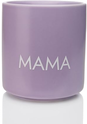 Giftandprint Lavender Mama Ohne Henkel Tasse, Geschenke für Mama Muttertag Tasse mit Spruch minimalistische Kaffeebecher ohne Henkel, Keramik, 250 ml