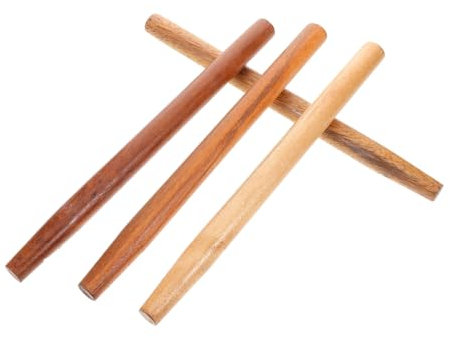 BESTonZON 4pcs Hardwood Handle for Shovels Ergonomic Design Versatile Tool Handle Fits Garden Shovels Hammers and Cleaning Tools for Comfort Construction