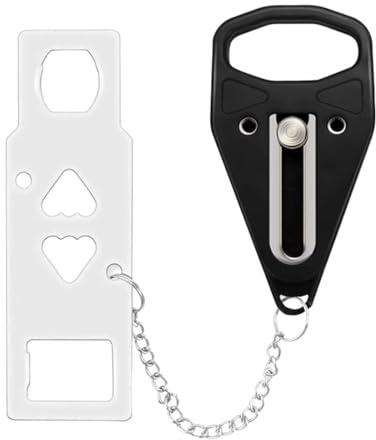 JYNVO Blocca Porta Antintrusione, Antifurto Casa, Serratura Porta Interna, per viaggiare Hotel Home Appartamento College Locker