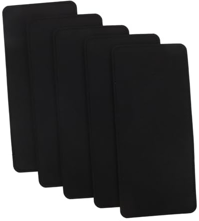 ARTSEWPLY Base Moldeadora de Fieltro para Bolsos de Mano y Tote, Doble Capa Acolchada Reforzada, Soporte Interior Estable para Mujer, Uso Diario y Viaje, Tamaño Grande Negro (5 Piezas