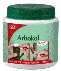 Mastic pour greffes Arbokol 250 GR pour protéger Les Arbres après la Taille ou Les greffes