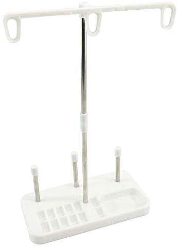 New brothread Leichtgewicht Spulenhalter Garnrollenhalter für Stickerei, Nähen, Quilten Maschinen - Vier Farben für die Auswahl - Weiß