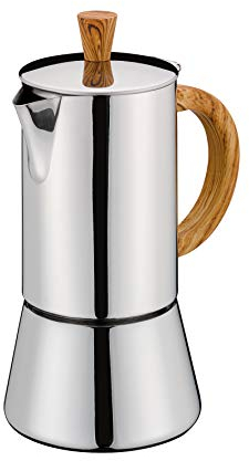 cilio Espressokocher Figaro, 4 Tassen, Edelstahl, Induktion